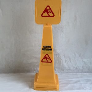 Conical Caution Sign