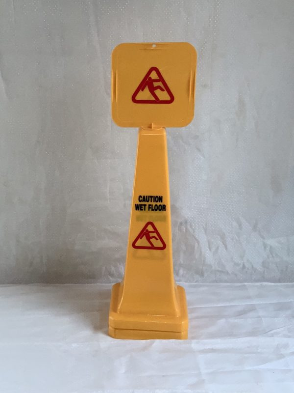 Conical Caution Sign